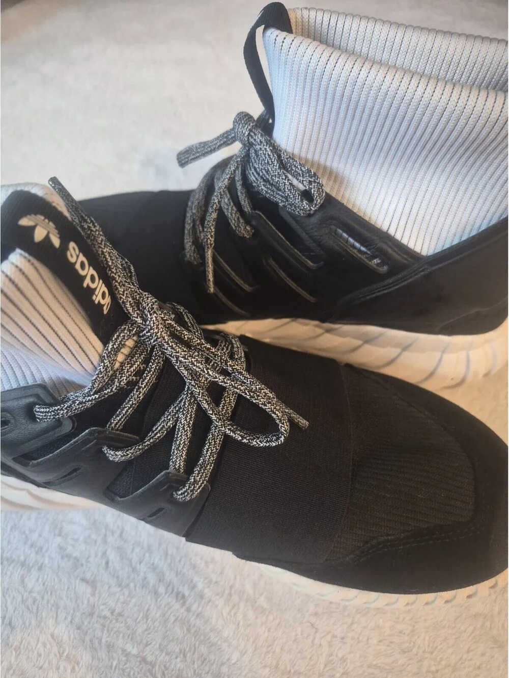 Size 10 1/2 Adidas Tubular Doom Yin Yang